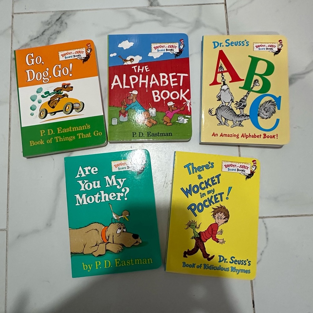 Dr. Seuss alphabet Board Books 5-Book Lot NEW